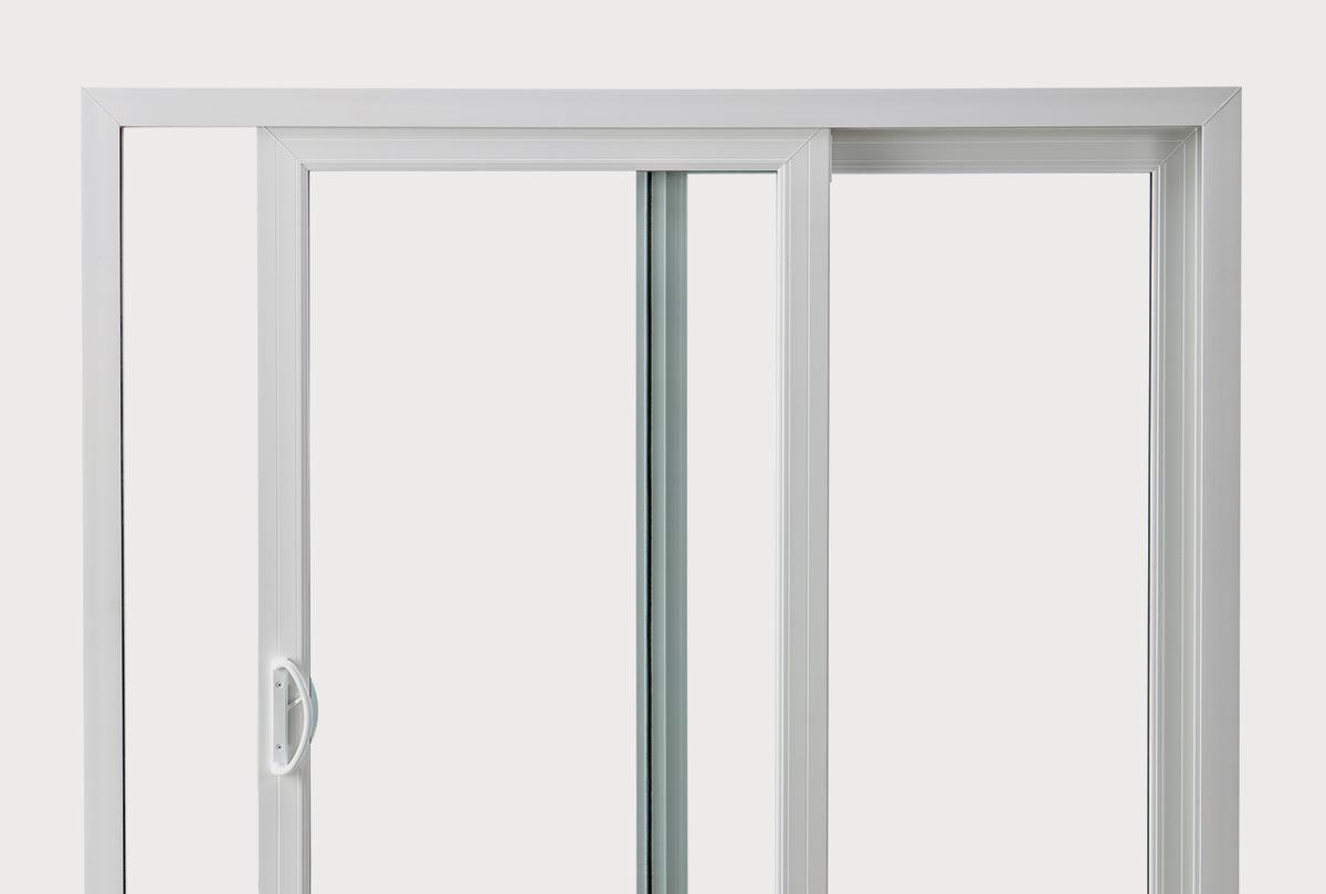 White patio door