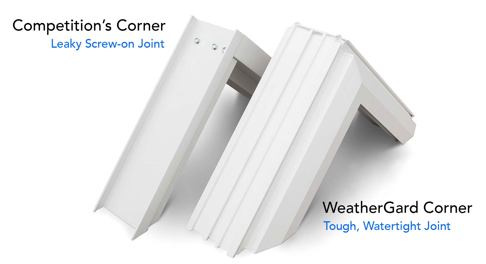 Window corners side-by-side