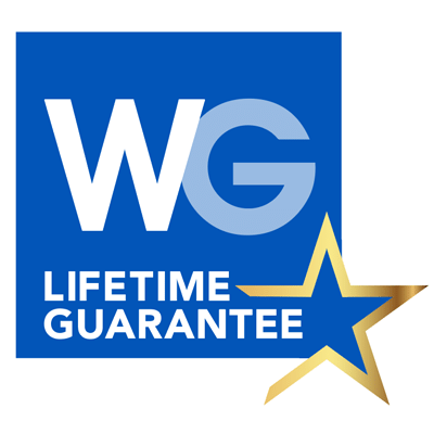 WeatherGard Lifetime Guaranty badge